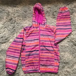 Columbia Girls Omni-Wick Stripe Jacket- S 8